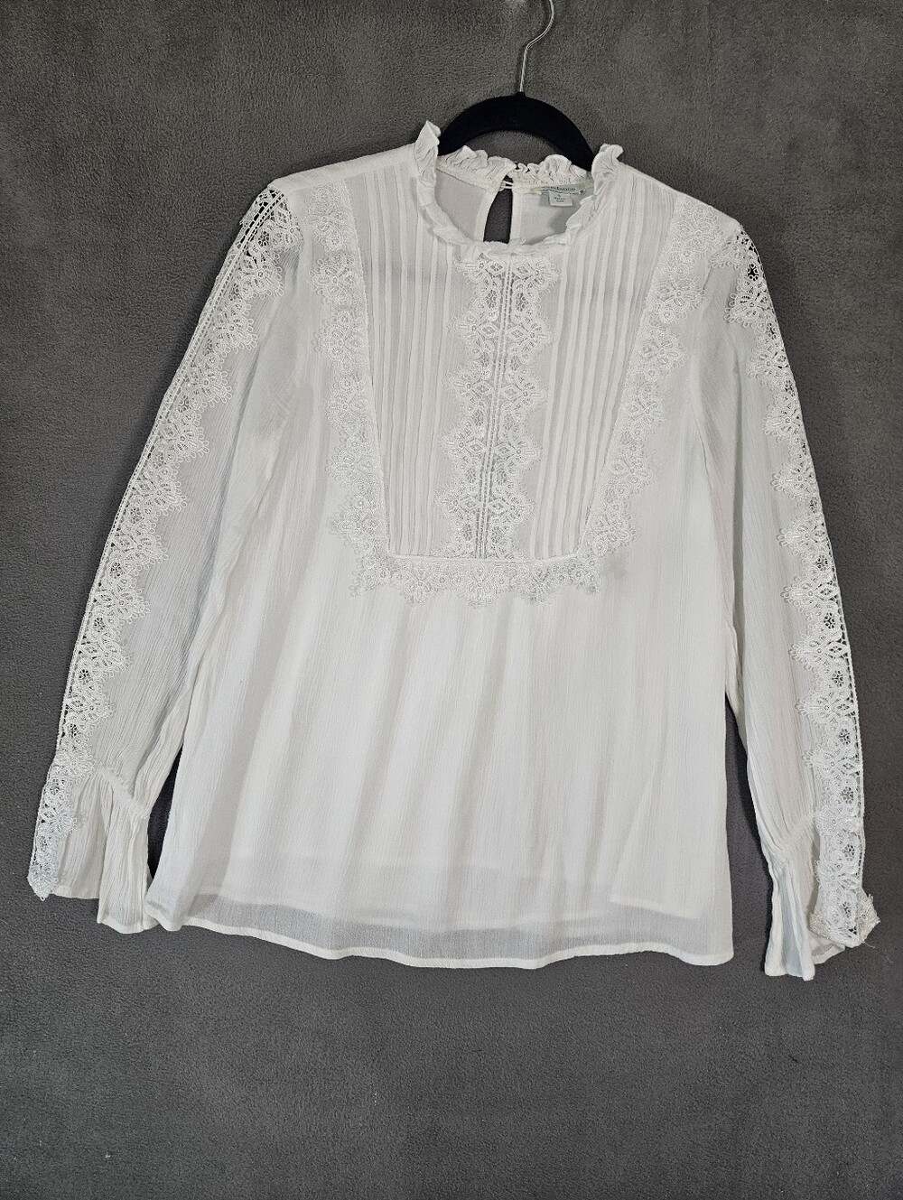 Sundance Cottage Lace Prairie Women Small Victorian Coquette Romantic Peasant